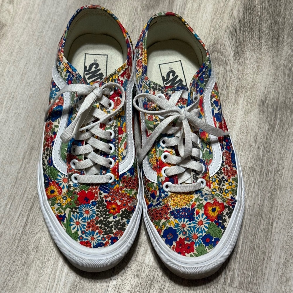 Vans Liberty Fabrics x Old Skool Patchwork Floral - Multi' 7.5 mens womens 9 - Picture 2 of 6